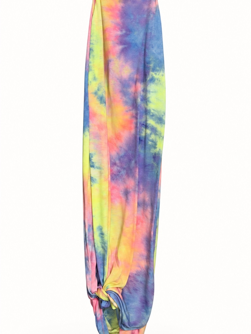 SHEIN Neon Tie-Dye Sarong Wrap in Yellow, Pink, Blue, Purple